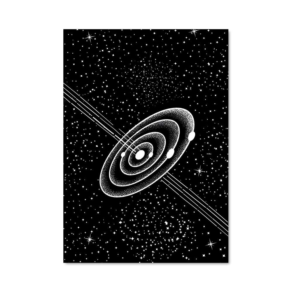 Poster Minimaliste espace énigmatique
